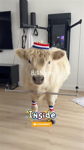“This Cow Lives INSIDE a House… and It’s REAL 😎🐄”“This Is NOT AI… A Real Cow Lives Indoors 🤩”