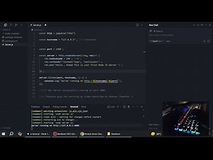 Coding ASMR — Satisfying Keyboard Sounds While Building a Node.js App | Deep Focus Programming