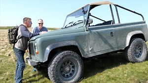 Tesla Powered Land Rover Off-Road Trip