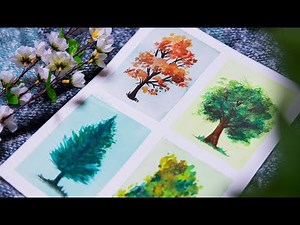 How to Paint Watercolor Trees for Beginners