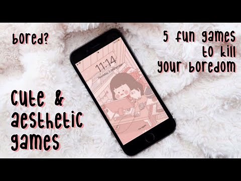 cute & aesthetic games for ios & android to play when bored! (offline games included)