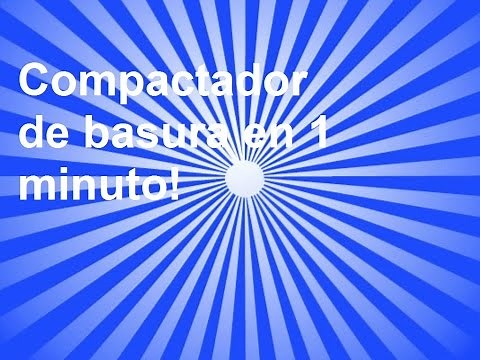 Como hacer un compactador de basura casero en 1 minuto!