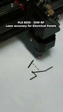 PLS 6030 -30W RF Laser Cutting for Electrical Tags & Panels (Best Results!) #lasercutter