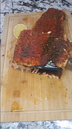 Blackened Oven Baked Salmon #recipe #cooking #food #yummy