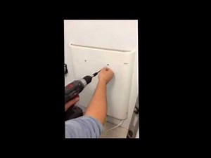 envi wall mounted heater install from Eheat