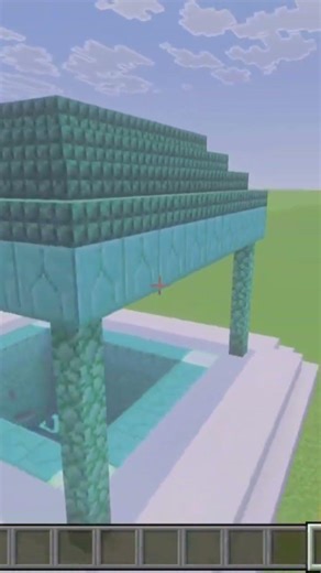 a mini design of a posidon temple I am building #minecraft #greekmythology #temple