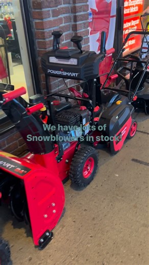 Our new power smart models have a Briggs and Stratton engine for more power and better Winter Cleanup #londonontario #localbusiness #snowblower #IceMelt | Harris Home Hardware