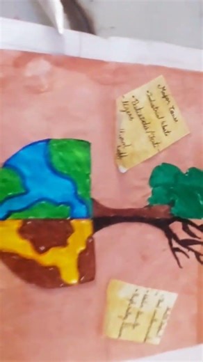 soil pollution awareness poster #vaanya jha #drawing #painting #poster #drawing #easy