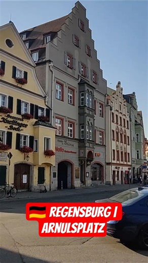 💥Beautiful Architecture On The Arnulfsplatz Of Regensburg | Germany Walking Tour 4K #58⚡