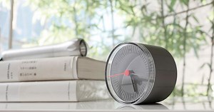 Rolling World Clock hops between time zones with a simple nudge