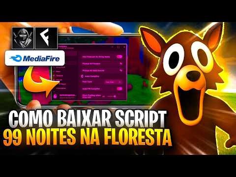🔥Como BAIXAR e COLOCAR SCRIPT no 99 NOITES NA FLORESTA (Celular/PC) Instalar Executor - Usar Script