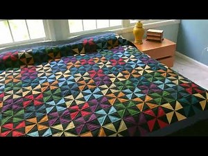 Broken Dishes Handmade Amish Quilt for sale