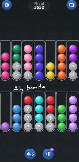 Ball sort puzzle level 3552 #resolución #games #puzzle #nivel #level #gaming #game