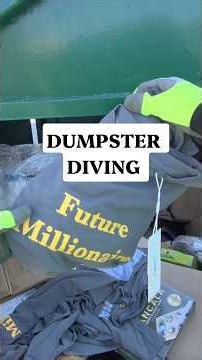 Dumpster diving for viral baby Squishies! #dumpsterdiving