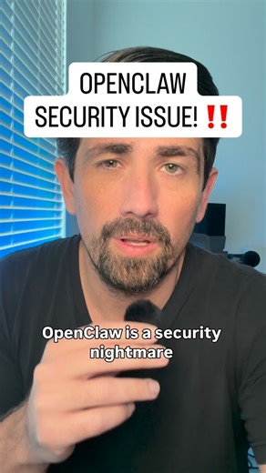 OpenClaw Security Issue!! ‼️ People are exposing their passwords and personal information to the internet! Let’s discuss solutions on how to fix this! Argue in the comments below 👇 #openclaw #aisecurity #moltbot #vibecoding #ai | Matt Ganzak
