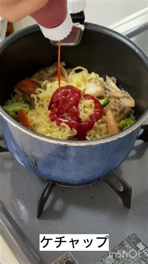 辛ラーメンのアレンジレシピ！ロゼ風混ぜ麺 #平日を楽にするレシピ #辛ラーメンアレンジ #簡単料理 #アレンジレシピ