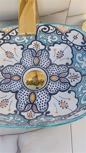 Ceramic Oval Bathroom Wash Basin-moroccan Bathroom Sink-handmade Oval Bathtub-vanity Sink-hand Painted Ceramic Bathtub-pottery Oval Bowl - Etsy