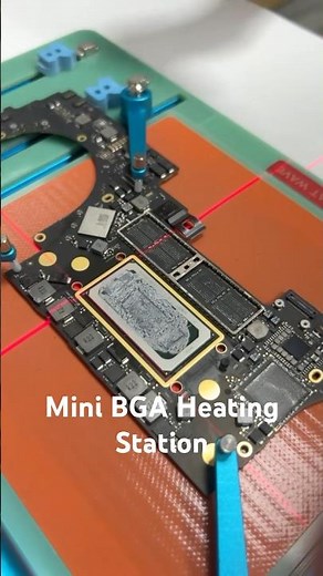 MINI BGA Rework Station #reballing #cpu #gpu #macbook #laptop Logic Board Repair Heating Fixture