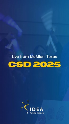 🎉 Tomorrow, we're kicking off a 3-day celebration of #IDEACSD in the Rio Grande Valley! The seniors from IDEA Pharr, IDEA San Juan, IDEA North Mission, and IDEA San Benito kick off this week's events tomorrow at 2:00 PM CDT. Let's cheer on our seniors and stream live or replay here: www.ideapublicschools.org/csd! 🎓✨ | IDEA Public Schools