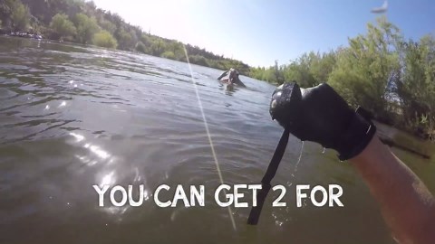 How did this diver end up finding both a bugle and a silver ring in the same dive?