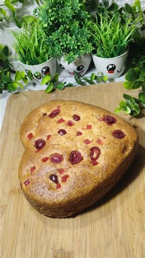 Custard Cherry Cake | no oven #shorts #viral #cake