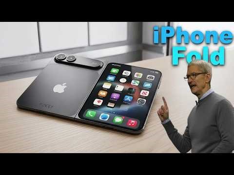 Apple iPhone Fold LEAKED! Crease-Free Display, 4.5mm Ultra Thin Design & $2000 SHOCK!