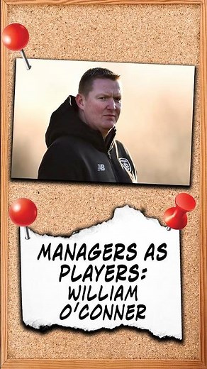 William O'Conner: Manager to Player | League of Ireland #leagueofireland #footballshorts