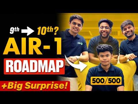 Class 10th - AIR 1 Roadmap 🔥 + Big Surprise !!