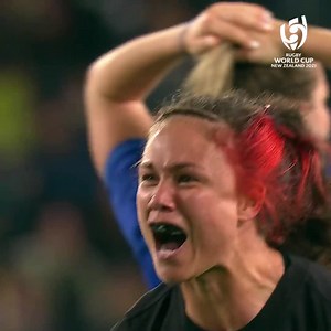 That final feeling 😀 #RWC2021 | #NZLvFRA | Rugby World Cup