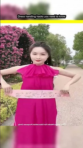 .Dress handling hacks you need to know #shortvideo