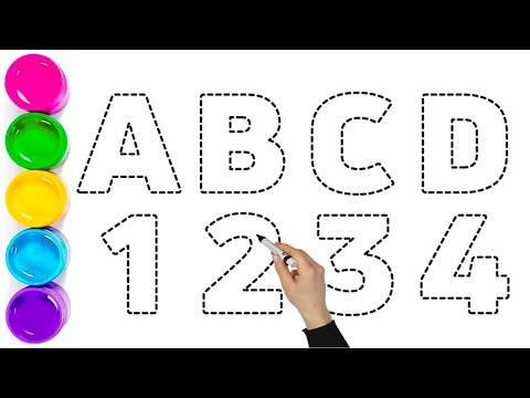 Learn ABCD 1234 - Kids Tracing & Coloring Fun
