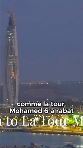 The Atlantic Tower in Casablanca, the tallest tower in Africa