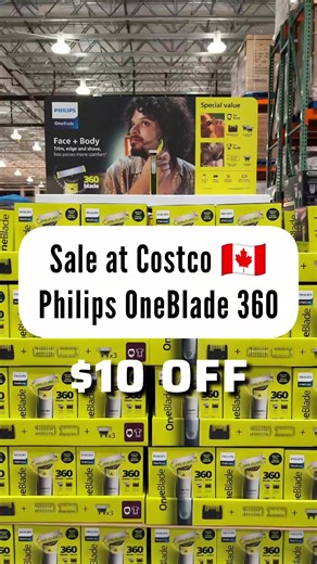The only tool you'll need for trimming and grooming your face and body. The @philips OneBlade 360 exclusive pack is on sale right now at Costco until December 21st! #ad