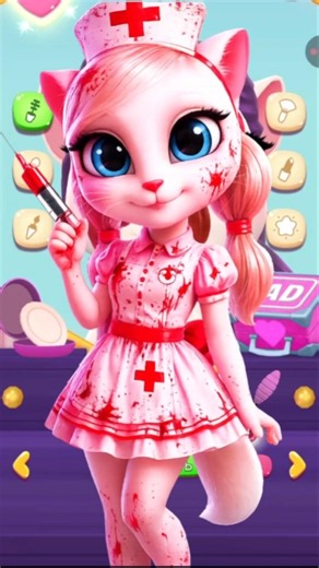 Talking Angela 2 😱 Evil Nurse Makeover! Who Will She Scare Next? 👻💉