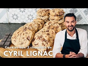 2-chocolate cookies, by French Michelin-starred chef Cyril Lignac 🍪🍪 - Easy, ultra-gourmet recipe