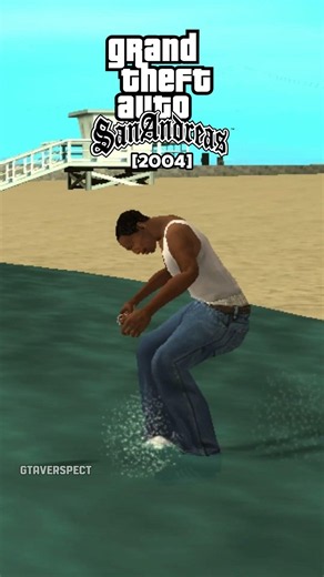 Evolution of WATER JUMP Logic in GTA Games! (GTA 3 → GTA V) 🌊🤯 #shorts #gta #gtaevolution
