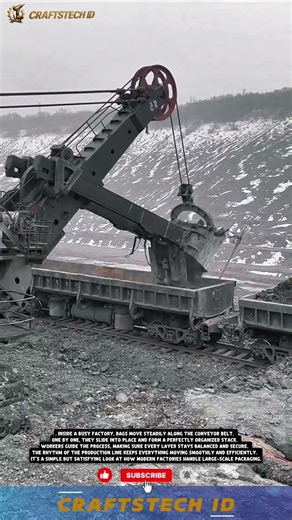 Massive Mining Excavator Loading Train | Powerful Industrial Machine #machine #excavator