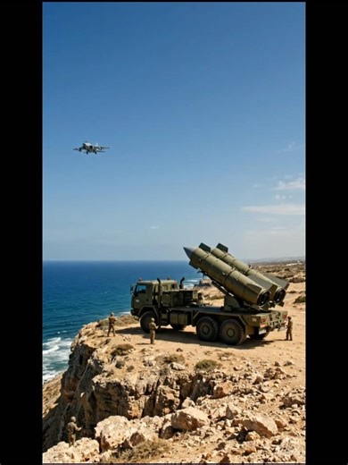 COASTAL DEFENSE! 🌊 Kfir Jet vs Cliffside Missile Truck (4K Simulation) #armachat #redengine