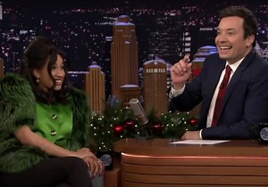 Uptown's Cardi B Disrupts Jimmy Fallon Show (Video)