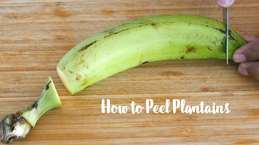 How to Peel Plantains, 3 Ways - Video and Step by Step Photos