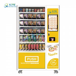 [Hot Item] Self Serve Vending Machine Ramen Instant Noodles Vending Machine with Hot Water