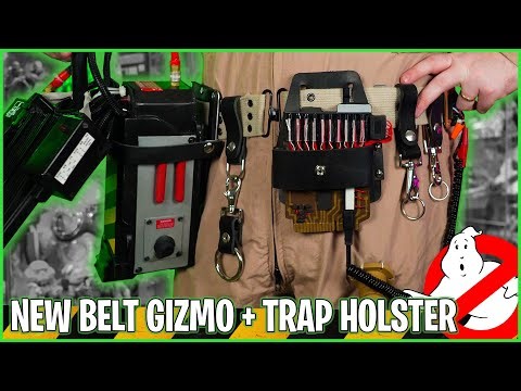 Ghostbusters stunt belt gizmo + heavy-duty trap holster | UNBOXING