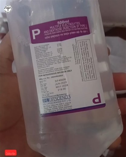 Multiple electrolytes & Dextrose injection || #injection #pharmcist #trending #knowledge #shorts
