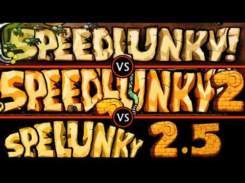 A Spelunky Speedrunning Comparison