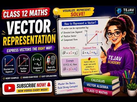 Vector Representation Explained | Position Vector & Vector Form | Class 12 Maths