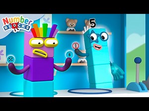 Counting Coins with Numberblock 5 | Counting for Kids | @Numberblocks - Videos For Kids