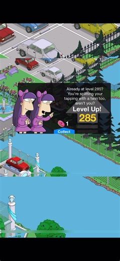 Simpsons Tapped Out: Level 285 #thesimpsons #tappedout #thesimpsonstappedout #levelup #simpsons