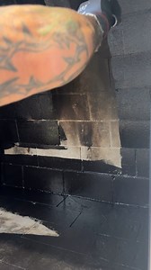 Fireplace makeover! Painting with high heat paint. #makeover #fireplace #homerennovation #homeimprovement #DIY | The Idaho Painter