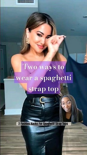 Fashion Hacks | Spaghetti Strap | Tank Tops #fashionstyle #fashionhacks