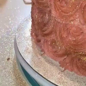 20K views · 330 reactions | We have a major glitter crush on this cake!  | Hair Feed | Facebook